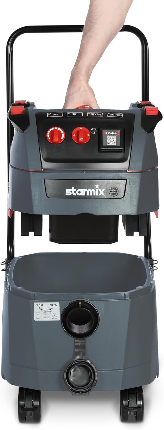 starmix iPulse L-1635 Top – Industriestaubsauger Staubklasse L, 280 mbar, 75l/s, 35l – automatische