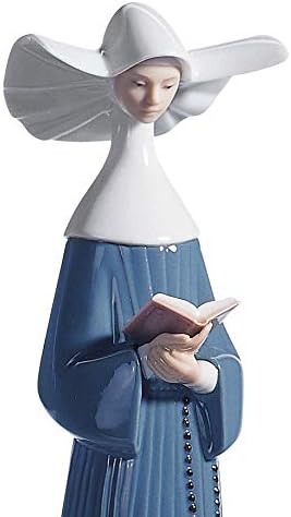 LLADRÓ Figur Lesende Nonne. Nonne. Porzellan.