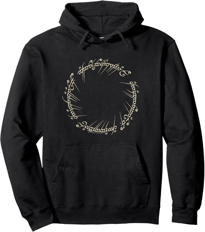 The Lord of the Rings One Ring Inscription Pullover Hoodie