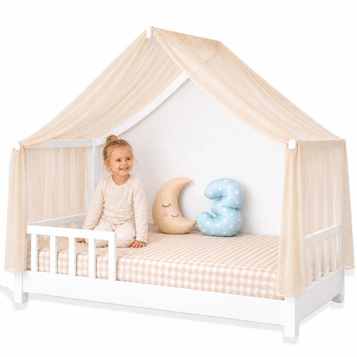 YellowNest Hausbett Himmel aus 100% Polyester – Einzelstück - Atmungsaktiv und trapazierfähig – Bett