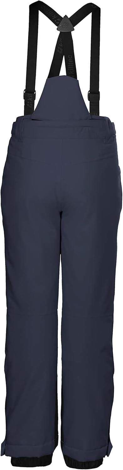 killtec Mädchen KSW 77 GRLS SKI PNTS Funktionshose/Skihose mit abzippbaren Latz, Schneefang und Kant