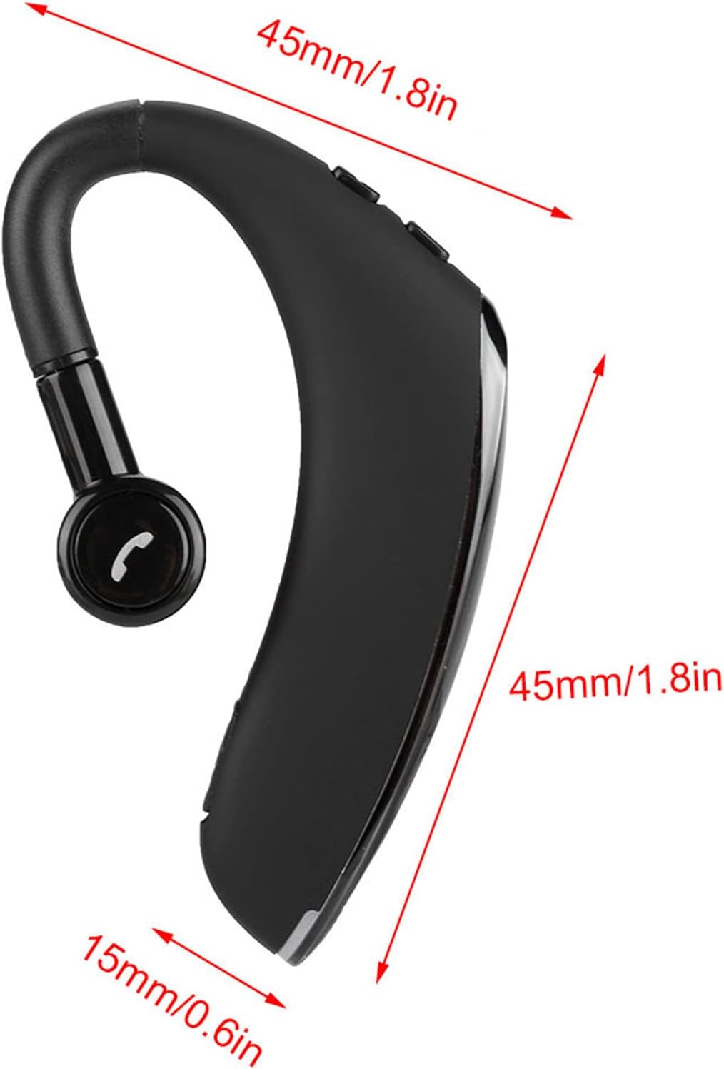 Zerone Drahtloser Bluetooth 5.0 Headset Stereo-Freisprechkopfhörer F900 Business-Kopfhörer mit Mikro