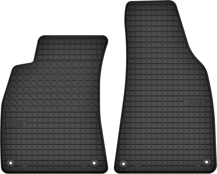 Motohobby Vorne Gummi Fussmatten Gummimatten Satz für Audi A4 B6 (2000-2004)