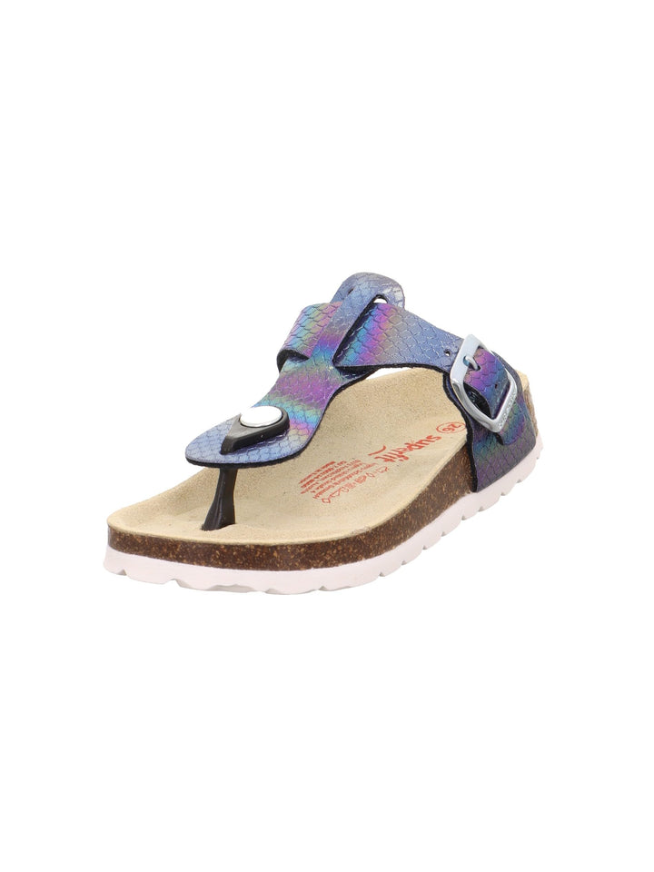 Superfit Damen FussbettpantoffelPantoffeln 25 EU Blau 8000, 25 EU Blau 8000