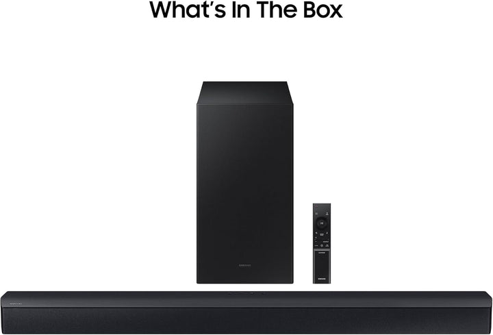 SAMSUNG Soundbar HW-C430/ZF C-Serie, 3 Lautsprecher, Subwoofer inklusive, 2.1-Kanal-Audio, Adaptive
