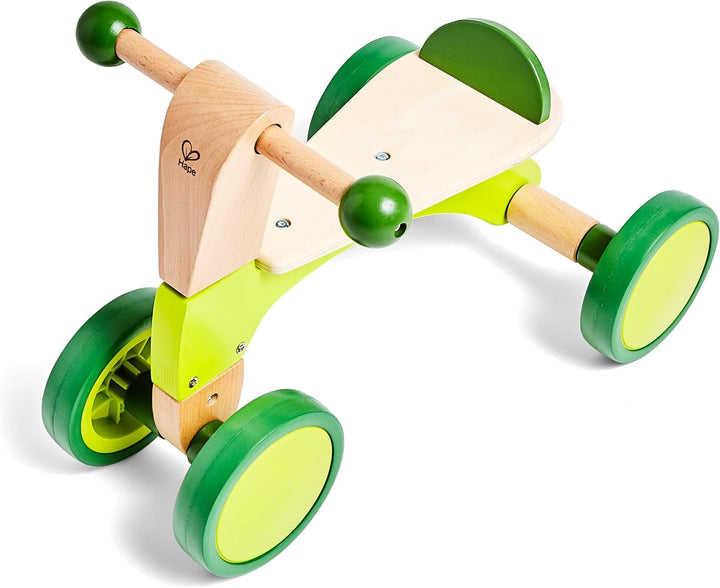 Hape Rutschrad mit Gummirädern, kippsicheres Lauflern- und Motorikspielzeug, stabile Rückenstütze, R