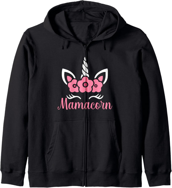 Mamacorn Einhorn Mama Kapuzenjacke