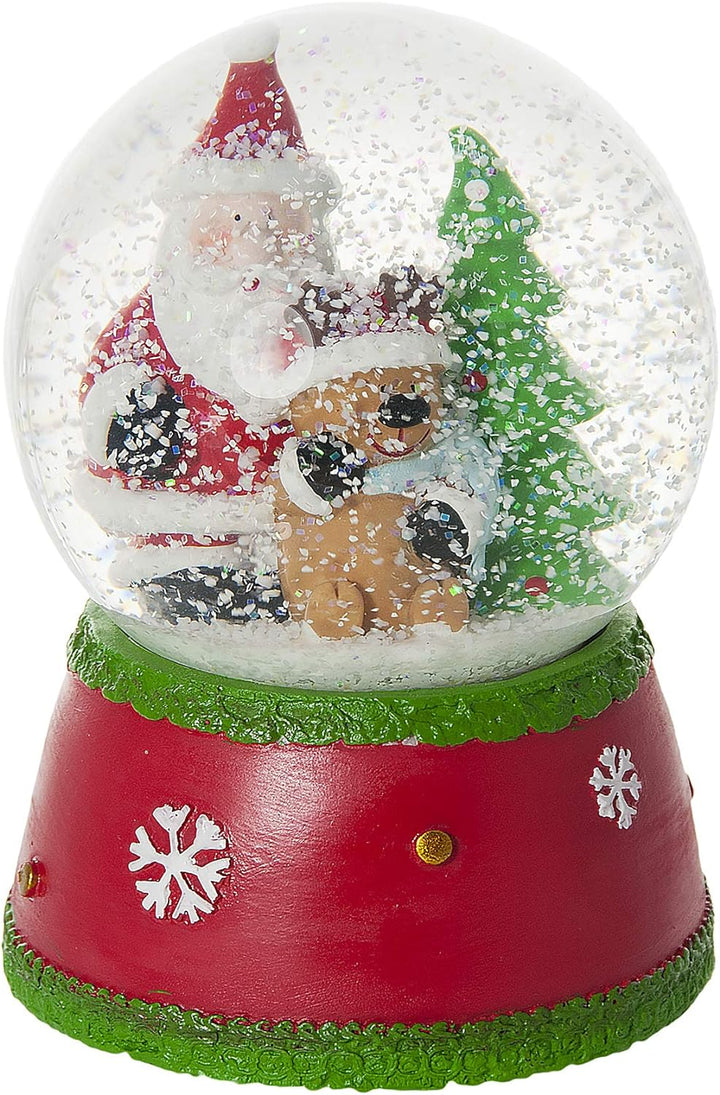 Schneekugel mit Vater Weihnachten Spieluhr