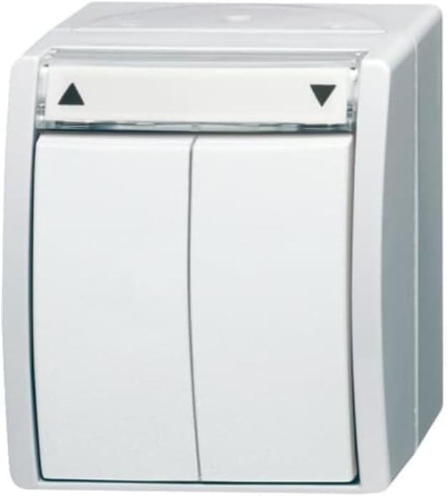 Busch-Jaeger BUSC Jalousietaster 2621/4 W-54, 250 V, Bunt