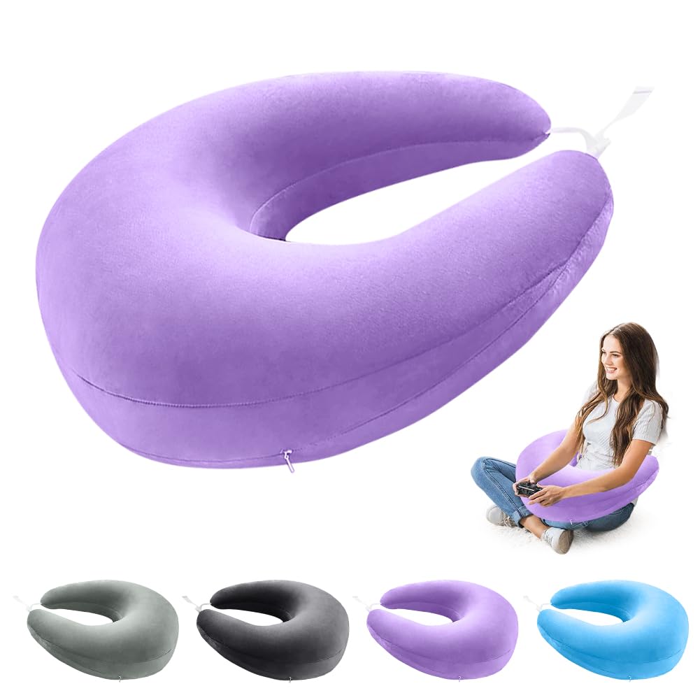 CEWROM Ergonomisches Crealis-Kissen, Schosskissen Lesekissen, Tragbar Häkelkissen Stützkissen, Leich