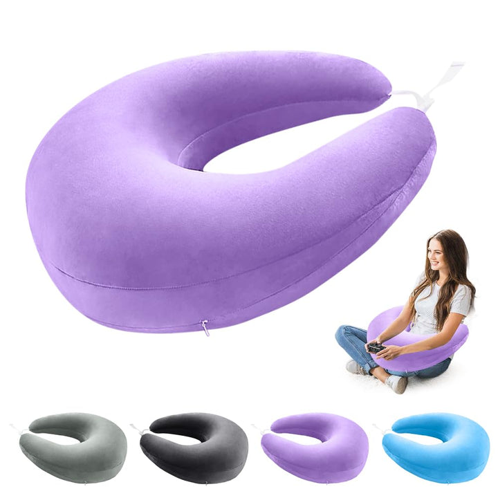 CEWROM Ergonomisches Crealis-Kissen, Schosskissen Lesekissen, Tragbar Häkelkissen Stützkissen, Leich
