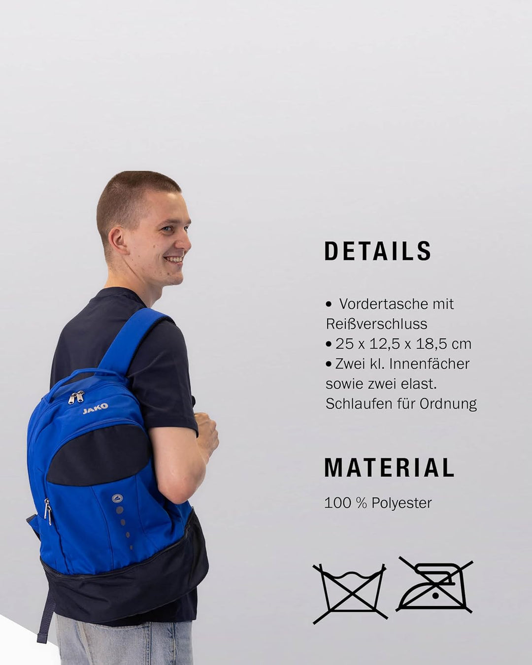JAKO Striker Rucksack Ohne Geschlecht EMPTY/NO SIZE Royal, EMPTY/NO SIZE Royal