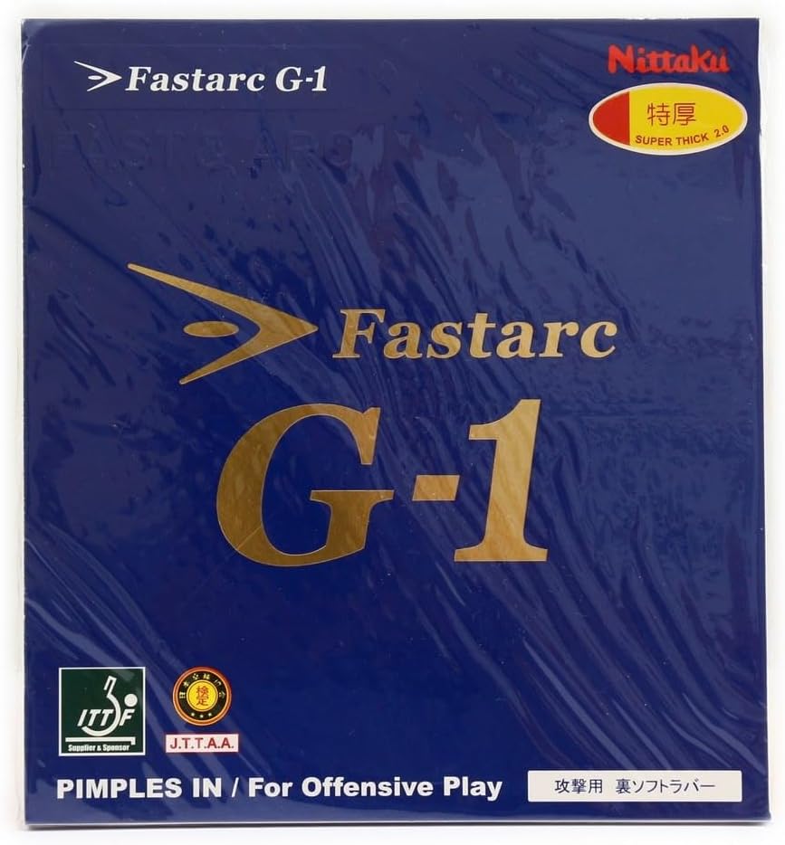 NITTAKU Fastarc G-1 Tischtennisgummi 1,8 mm, rot 1,8 mm, rot, 1,8 mm, rot 1,8 mm, rot