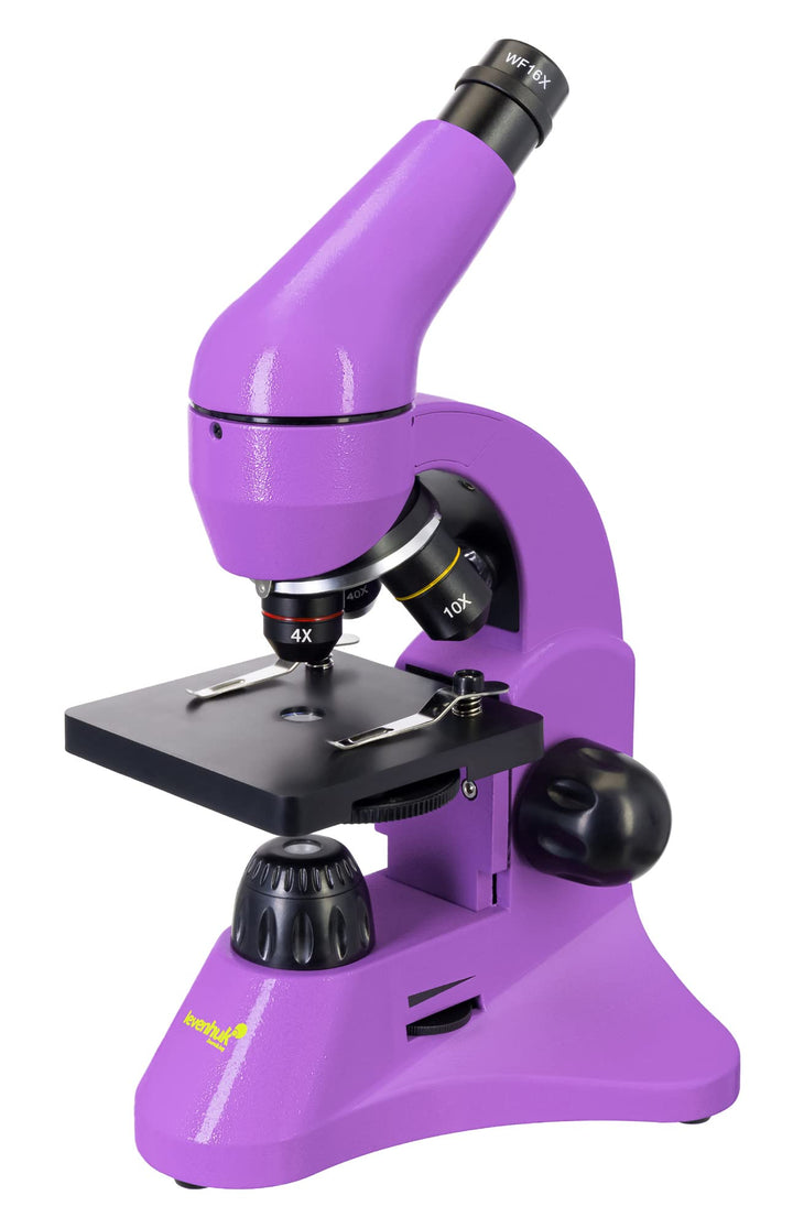 Levenhuk Rainbow 50L Plus Amethyst Wissenschafts- und Bildungsset mit Leistungsstarkem Mikroskop mit