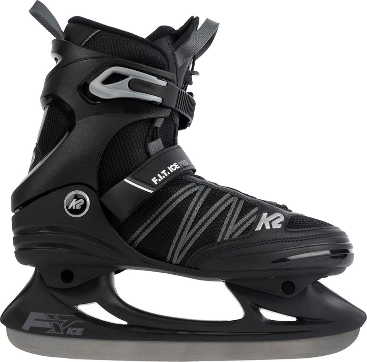 K2 Herren F.i.t. Ice Pro Schlittschuhe EU: 48 (UK: 12 / US: 13) black - grey, EU: 48 (UK: 12 / US: 1