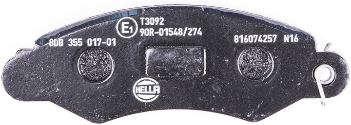 HELLA PAGID 8DB 355 017-011 Bremsbelagsatz - T3092 - Dicke/Stärke: 15mm - Bremssystem: Bosch - mit a