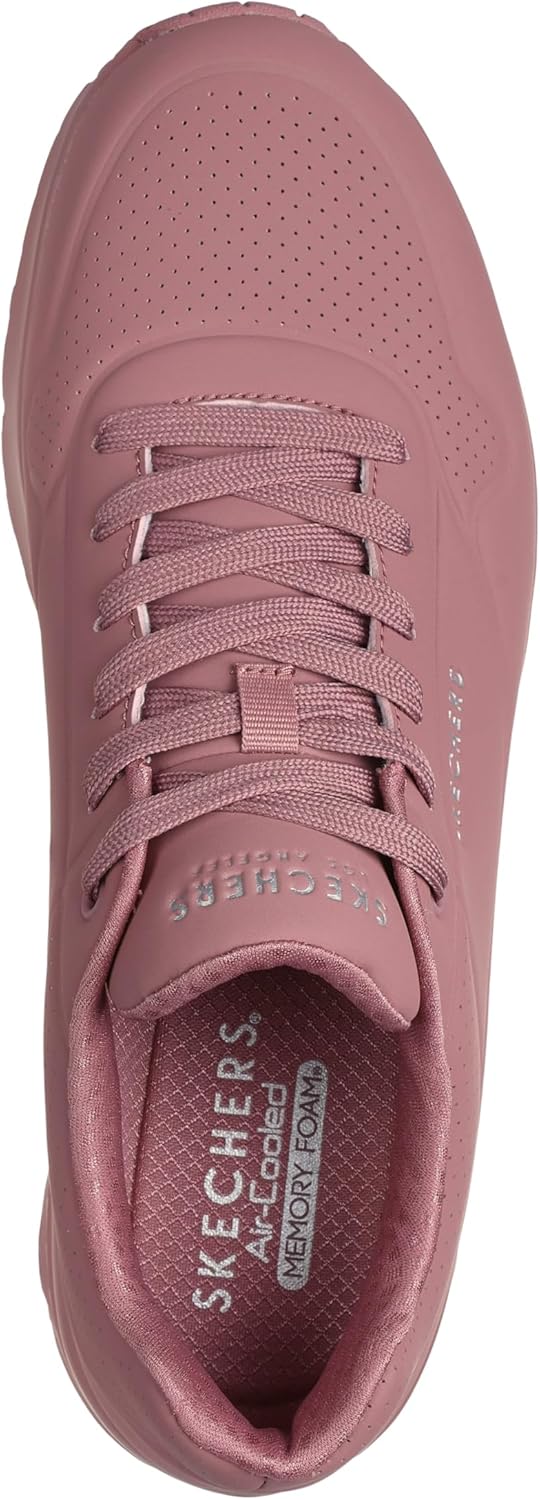Skechers UNO Stand On Air Herren Turnschuhe 40 EU Ash Rose Durabuck Mesh, 40 EU Ash Rose Durabuck Me