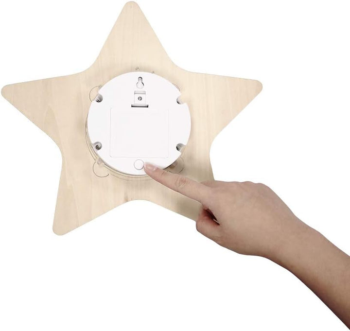 reer lumilu Silhouette Light Star, süsses Sternen-Wandlicht, tolles Taufgeschenk, Geburtstags-Gesche