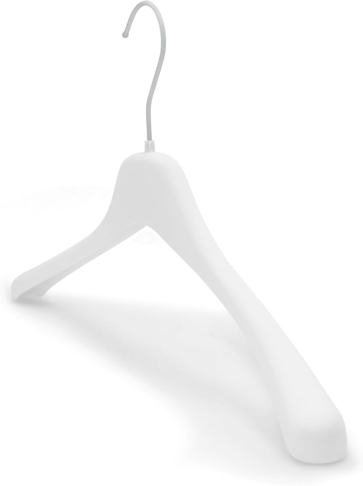 Kiroplast Kleiderbügel für Hemden, T-Shirts, Kleiderbügel aus Kunststoff, platzsparend, rutschfest,