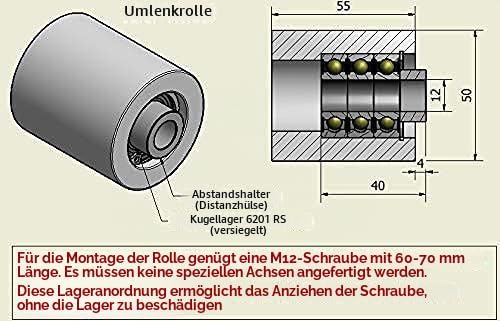 (AL5-24) CNC gefrästes Riemenschleifer Set für Messerschleifer 130 mm Antrieb-24 mm Schaft 75 mm Spu