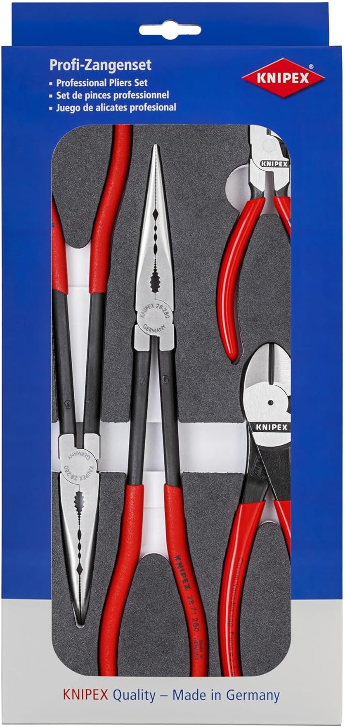 Knipex Zangen-Set in Schaumstoffeinlage 00 20 01 V16