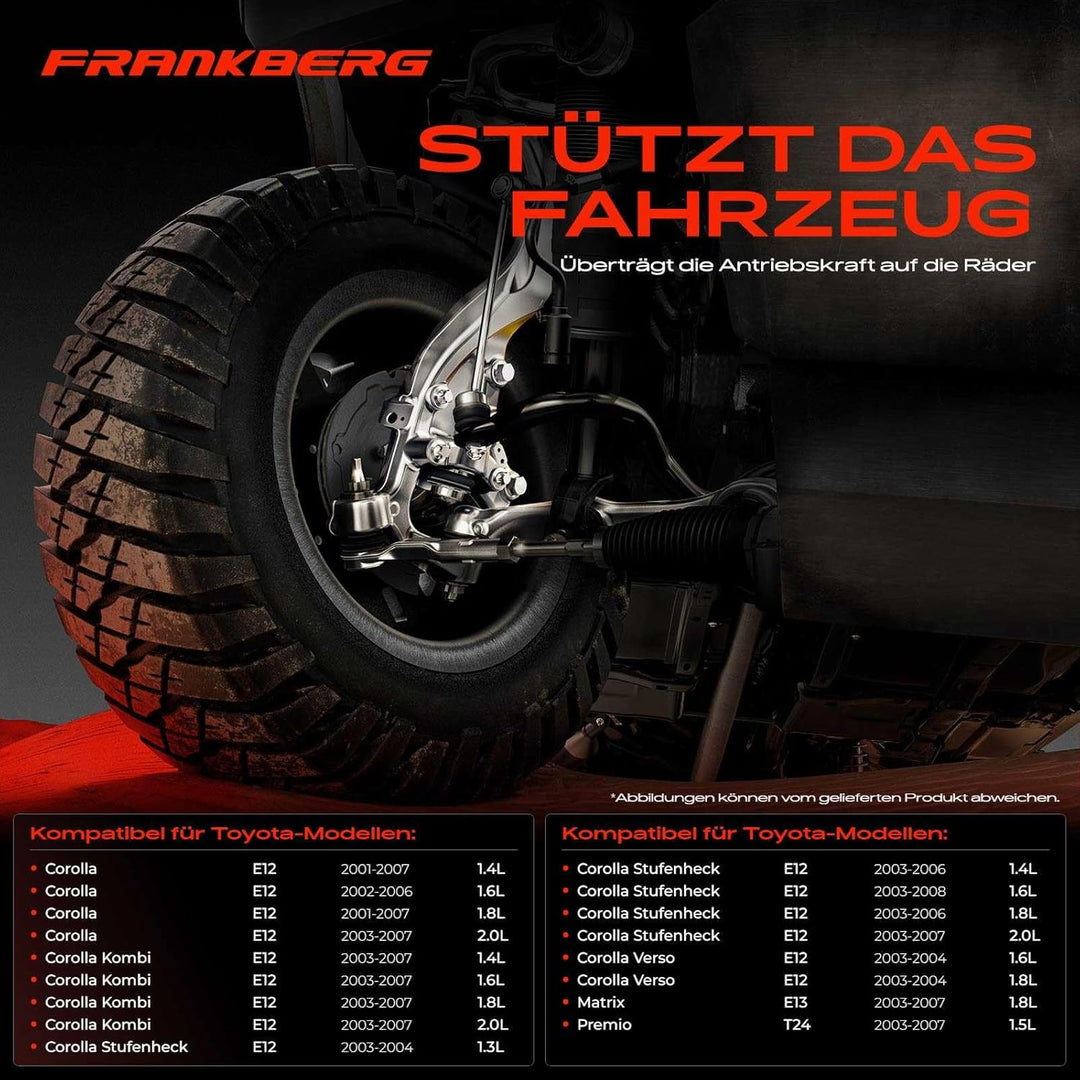 Achsschenkel Radaufhängung Vorne Links für Corolla Matrix Premio Wish 2003-2009 43212-19015