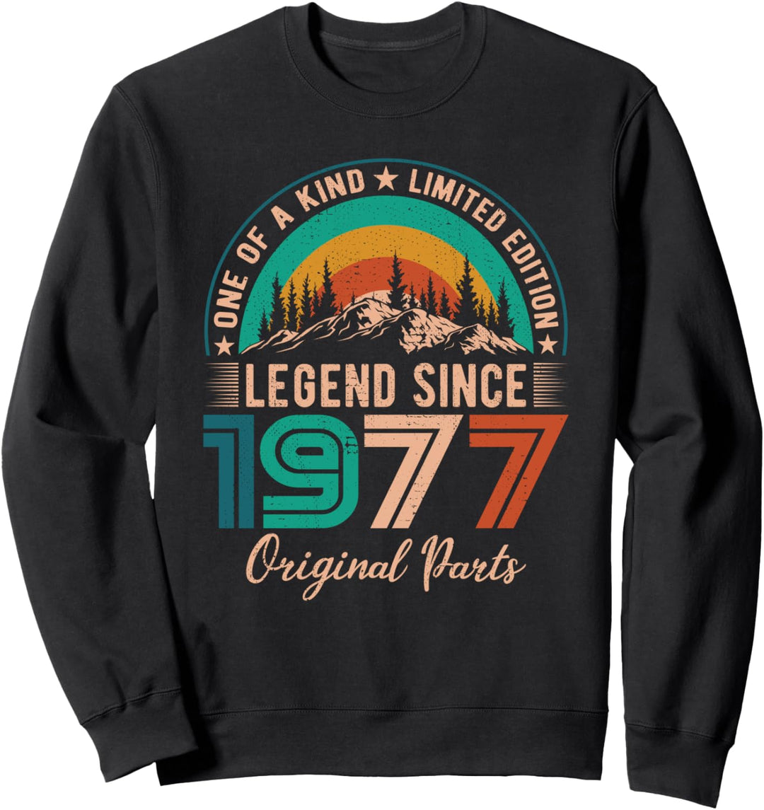 Legende seit 1977 Geburtstag Retro Geboren 1977 Sweatshirt