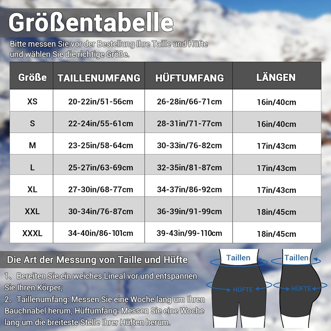 Cienfy 3D Hüftpolster Eva Protektorenhose Gepolsterter Shorts Crash-Pad Impakthose für Skiing, Eisla