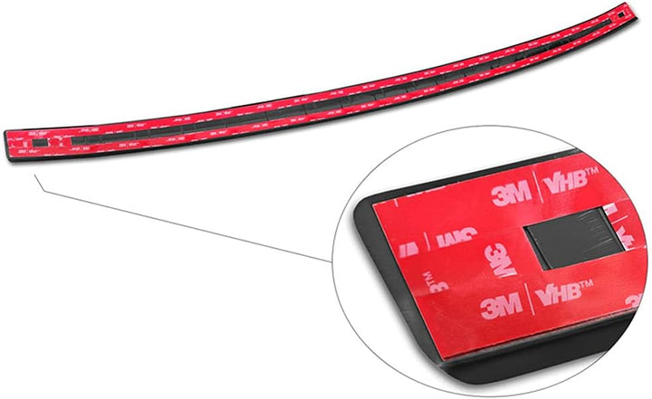 Schwarz Edelstahl Heckstossstangenschutz kompatibel mit Mitsubishi Eclipse Cross PHEV Facelift 2021-