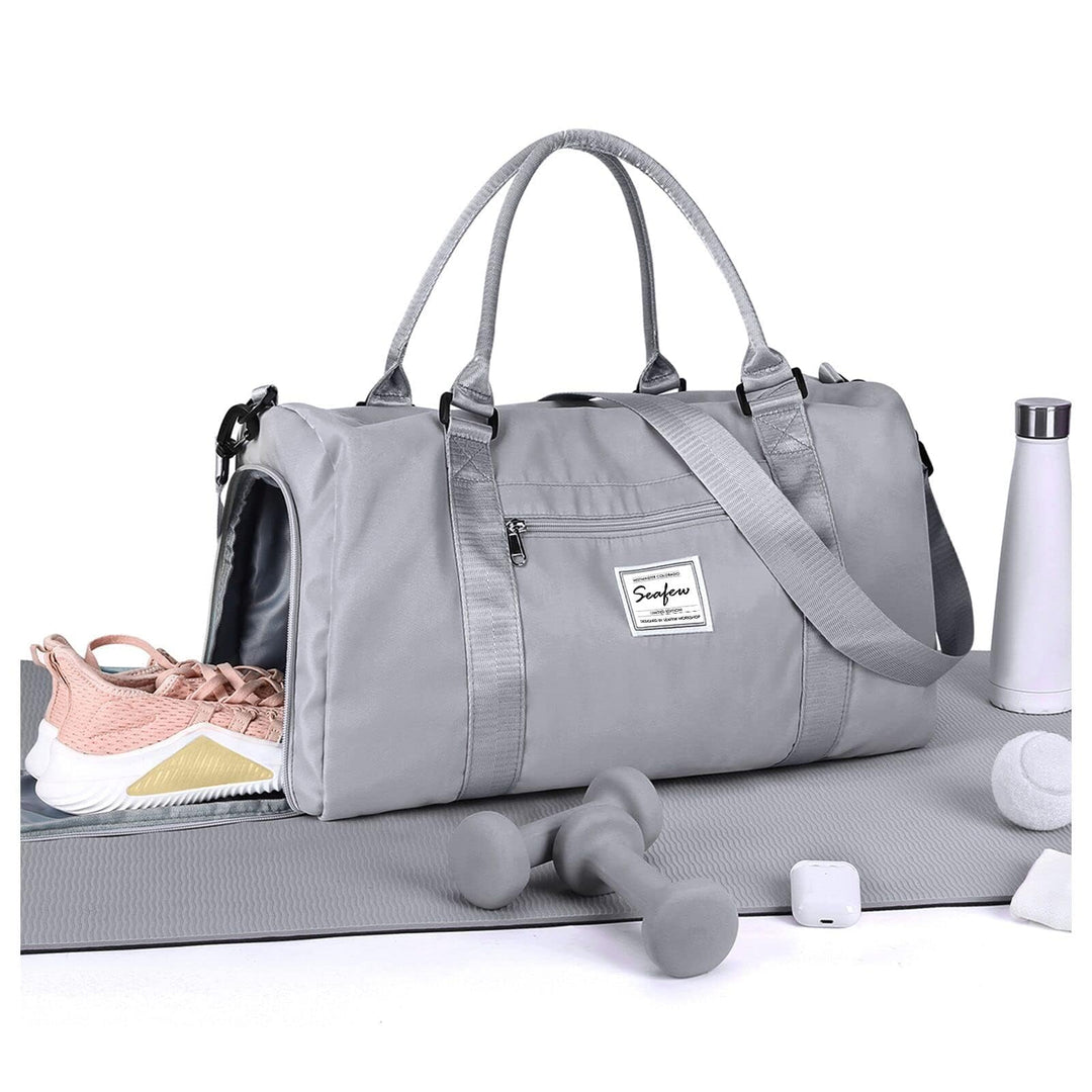 HYC00 Sport Duffel Bag Damen,Handgepäck 45x36x20 für Ryanair Cabin Bags Sporttasche mit Nassfach &amp; S
