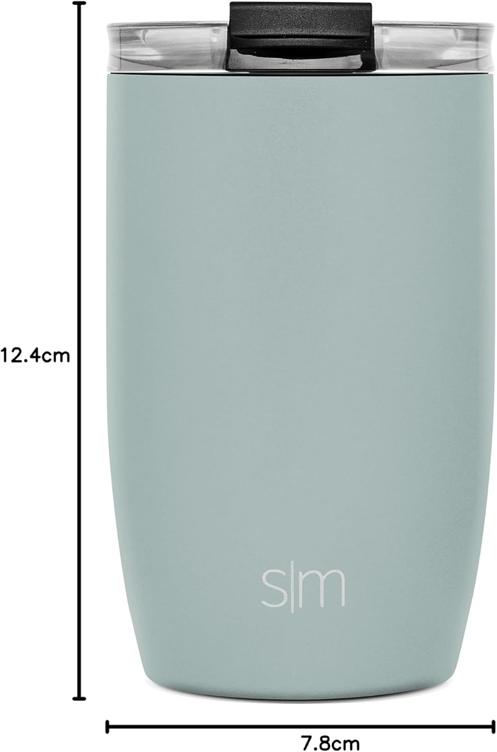 Simple Modern Reisebecher für Kaffee Trinkbecher Becher mit Klappdeckel | Isolierter EdelstahlEiskaf