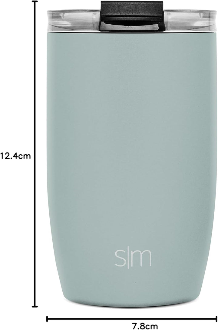 Simple Modern Reisebecher für Kaffee Trinkbecher Becher mit Klappdeckel | Isolierter EdelstahlEiskaf