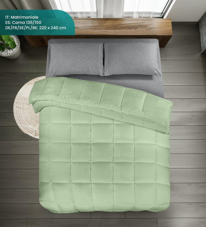 Utopia Bedding Bettdecke 220 x 240 cm, leichte Bettdecke mit Polyesterfüllung für 4 Jahreszeiten, Mi