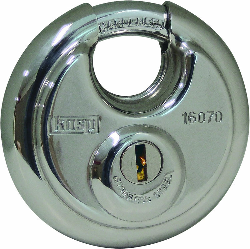 Kasp K16070A2 Disc Schloss, 70 mm, gleichschliessend