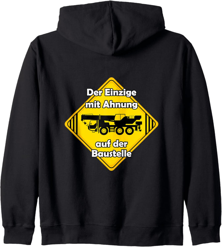Kranfahrzeug lustiger Spruch Mobilkran Kranwagen Autokran Kapuzenjacke