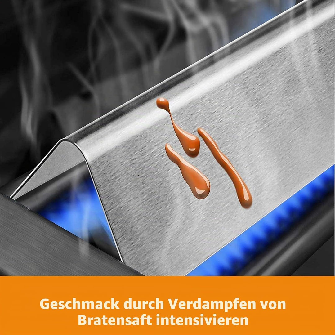 GFTIME 38,9cm Flavorizer Bar 7635 für Weber Spirit I E210/220 &amp; II E210/S210 (mit vorderen Brennerkn