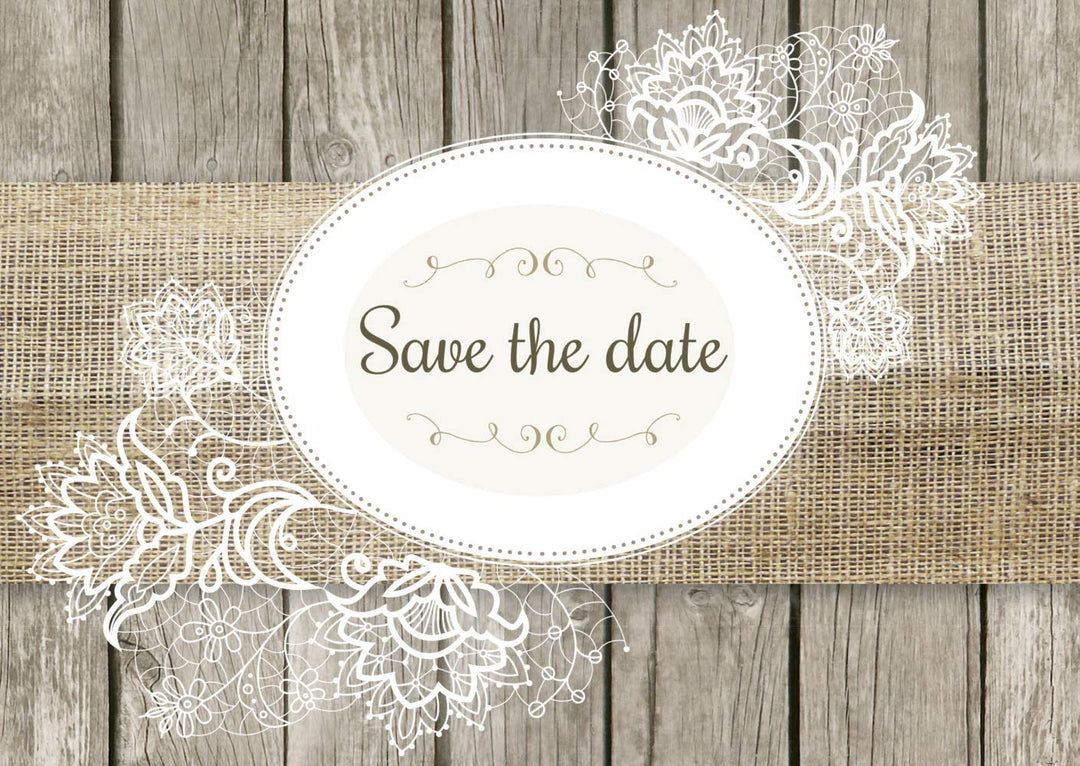 Ja, ich will! Romantische Save-the-date-Karten zur Hochzeit - inkl. Kuverts (20er Pack), 20er Pack