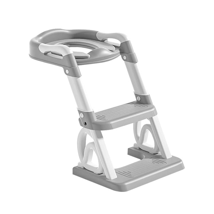 2-in-1 Toilettensitz für Kinder, Toilettensitz, faltbar und verstellbar, Treppe für Kinder, mit Leit