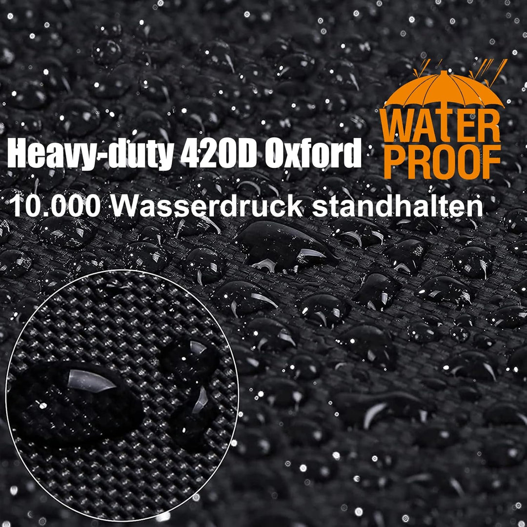 Aussenborder Abdeckung Bootsmotorabdeckung, 420D Aussenborder Schutzhülle mit UV-Beschichtung, Wasse