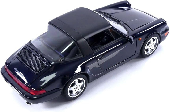 Norev kompatibel mit Porsche 911 (964) Carrera 4 Targa 1991 dunkelblau metallic Modellauto 1:18