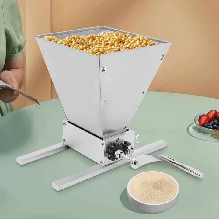 4L Getreidemühle, Malzmühle Futtermühle Maismühle, elektrische Kornpresse für Gerste Weizen Mais, Ha