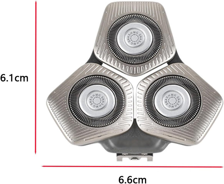 Ersatz Scherkopf kompatibel mit SH71, Rasierer Ersatzkopf für S5530/S5587/S5999/S7731, 3D Scherfolie