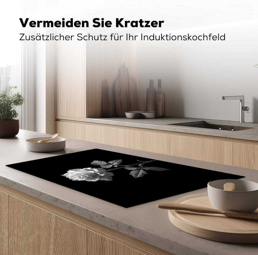 Herdabdeckplatte Einteilig Küche Herdabdeckung Induktionsfeld Ceranfeld Herdabdeckplatten Vinyl Matt
