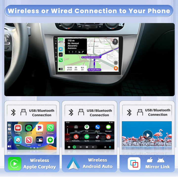 Hikity [8 Core 4+64GB] Android 15 Autoradio, für Seat Leon 2005-2012(Mano Izquierda Draive) Radio, C
