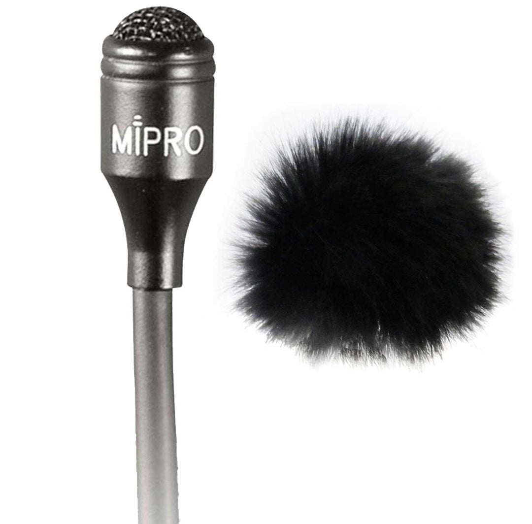 MIPRO MU 55 L Kondensator Lavalier Ansteckmikrofon + keepdrum WS05 Mini Fell-Windschutz
