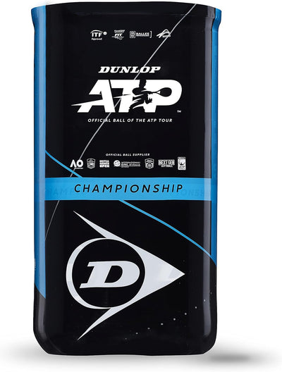 Dunlop Tennisball ATP Championship – für Sand, Hartplatz & Rasen (2x4 Bi-Pack)