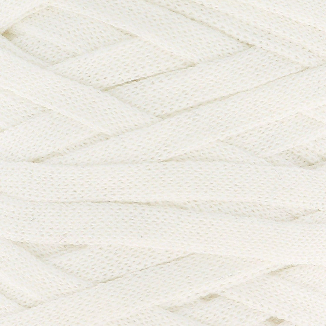 Hoooked Ribbon XL Bändchengarn Sparset aus 4 Rollen Wahl (Pearl White), Pearl White