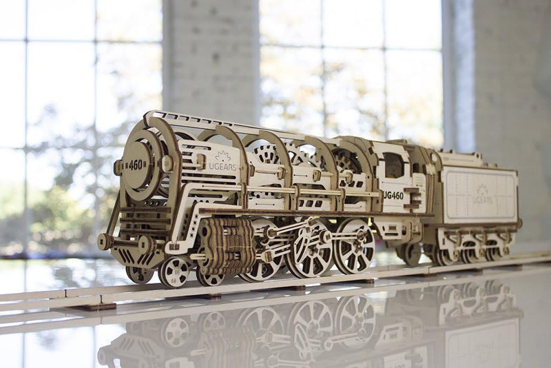 Ugears 3D-Modell Dampflokomotive