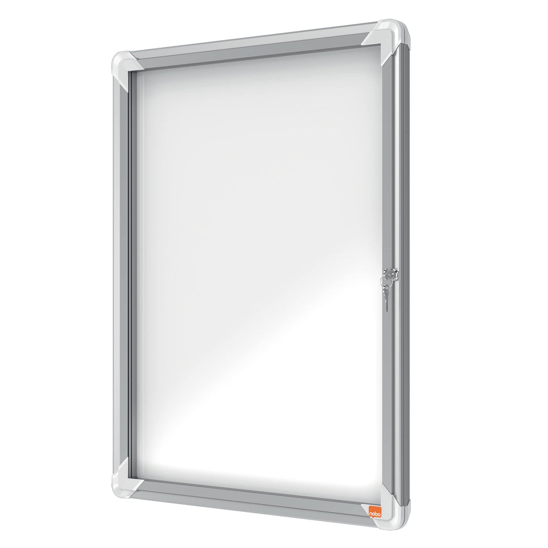 Nobo abschliessbarer Schaukasten mit magnetischer Notiztafel, Ideal für den Aussenbereich, 4 x A4, P