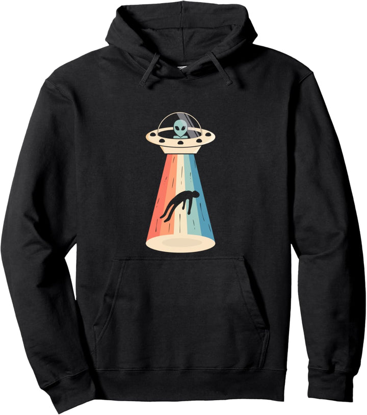 Vintage Alien Retro Style Pullover Hoodie